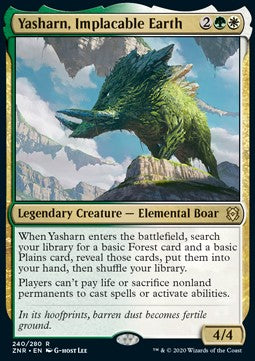 Yasharn, Implacable Earth - Zendikar Rising (Rare) [ZNR-240] Hover Image