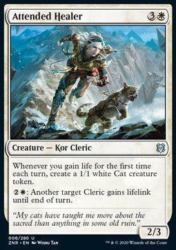 Attended Healer - Zendikar Rising (Uncommon) [ZNR-6] Hauptbild