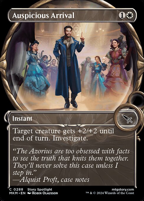 Auspicious Arrival – Murders at Karlov Manor (MKM-288) Magic: The Gathering card | LC-REM-20260804-15151257125196-49598c0a-3b3c-42a2-9358-ff072de9d9f2