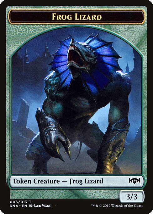 Frog Lizard – Ravnica Allegiance Tokens (TRNA-6) Magic: The Gathering card | LC-REM-20260804-15151822143820-495d3391-6311-418e-b55a-10c0af751026