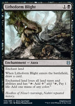 Lithoform Blight - Zendikar Rising (Uncommon) [ZNR-109] Main image