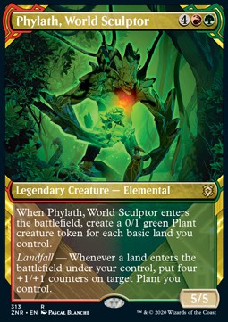 Phylath, World Sculptor - Zendikar Rising: Extras (Rare) [XZNR-313] Hover Image
