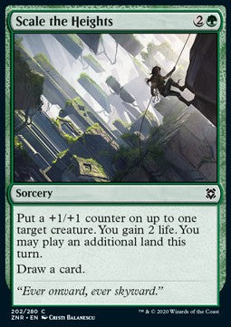 Scale the Heights - Zendikar Rising (Common) [ZNR-202] Hauptbild