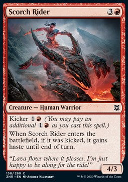 Scorch Rider - Zendikar Rising (Common) [ZNR-158] Main image