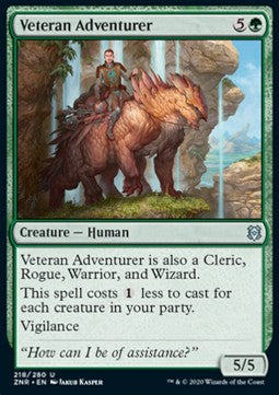 Veteran Adventurer - Zendikar Rising (Uncommon) [ZNR-218] Hauptbild