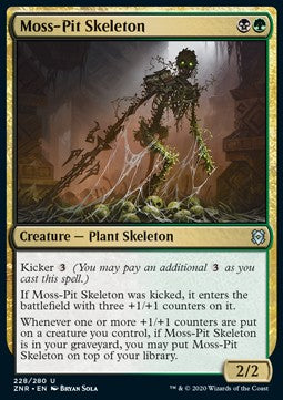 Moss-Pit Skeleton - Zendikar Rising (Uncommon) [ZNR-228] Hover Image