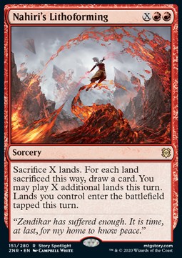Nahiri's Lithoforming - Zendikar Rising (Rare) [ZNR-151] Hover Image