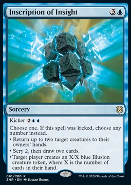 Inscription of Insight - Zendikar Rising (Rare) [ZNR-61] Main image
