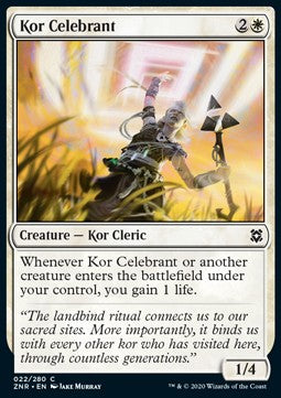 Kor Celebrant - Zendikar Rising (Common) [ZNR-22] Hauptbild