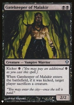 Gatekeeper of Malakir - The List (Uncommon) [ZNL-89] Immagine principale del prodotto