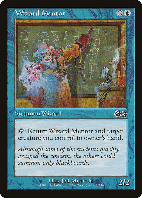 Wizard Mentor – Urza's Saga (USG-112) Magic: The Gathering card | LC-REM-20260804-15353645564236-49805401-9bd9-48a3-9b99-0120a8bb1fb5 Imagen principal del producto