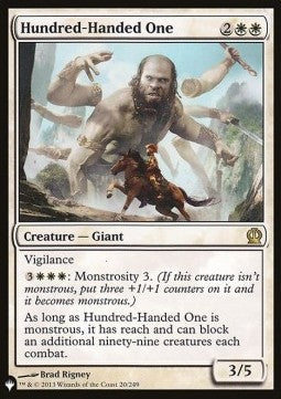 Hundred-Handed One - The List (Rare) [ZNL-20] Immagine principale del prodotto