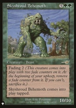 Skyshroud Behemoth - The List (Rare) [ZNL-116]