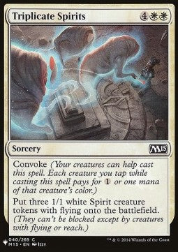 Triplicate Spirits - The List (Common) [ZNL-40] Hauptbild