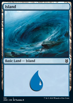 Island - Zendikar Rising: Extras (Land) [XZNR-381] Imagen principal del producto