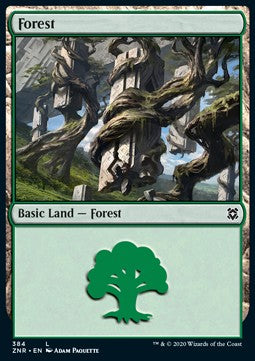 Forest - Zendikar Rising: Extras (Land) [XZNR-384] Imagen principal del producto