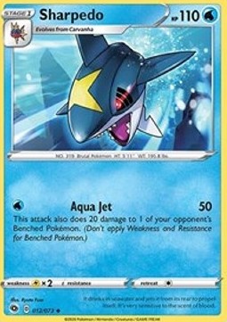 Sharpedo - Champion’s Path (Uncommon) [CPA-12] Main image