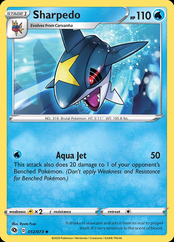 Sharpedo - Champion’s Path (Uncommon) [CPA-12] Immagine principale del prodotto