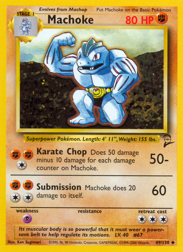 Machoke – Base Set 2 49 – Pokémon TCG single card Hoofdafbeelding