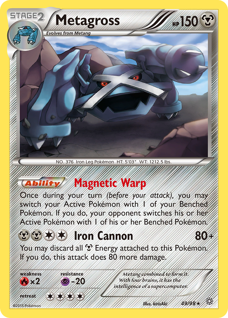 Metagross – Ancient Origins 49 – Pokémon TCG single card Hoofdafbeelding