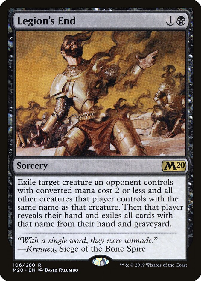Legion's End - Core 2020 (Rare) [M20-106]