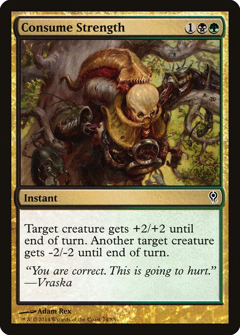 Consume Strength – Duel Decks: Jace vs. Vraska (DDM-74) Magic: The Gathering card Hoofdafbeelding