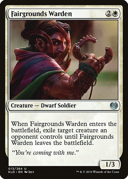 Fairgrounds Warden – Kaladesh (KLD-13) Magic: The Gathering card | LC-REM-20260804-15151278424396-49b6c8f3-76b7-4954-8608-023304cdec3e