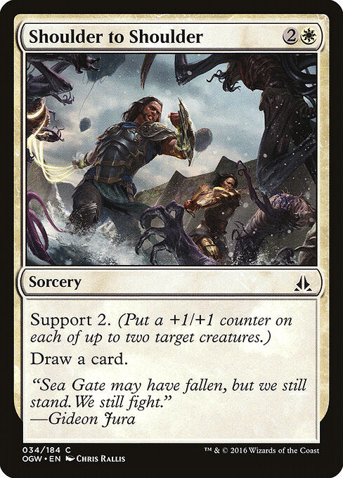 Shoulder to Shoulder – Oath of the Gatewatch (OGW-34) Magic: The Gathering card
