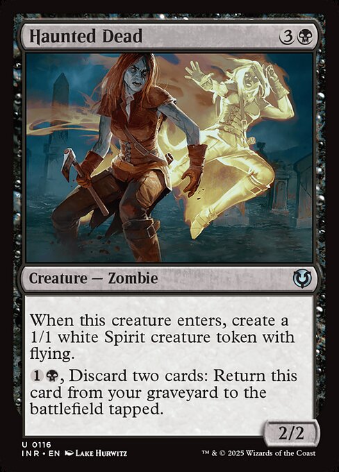 Haunted Dead – Innistrad Remastered (INR-116) Magic: The Gathering card