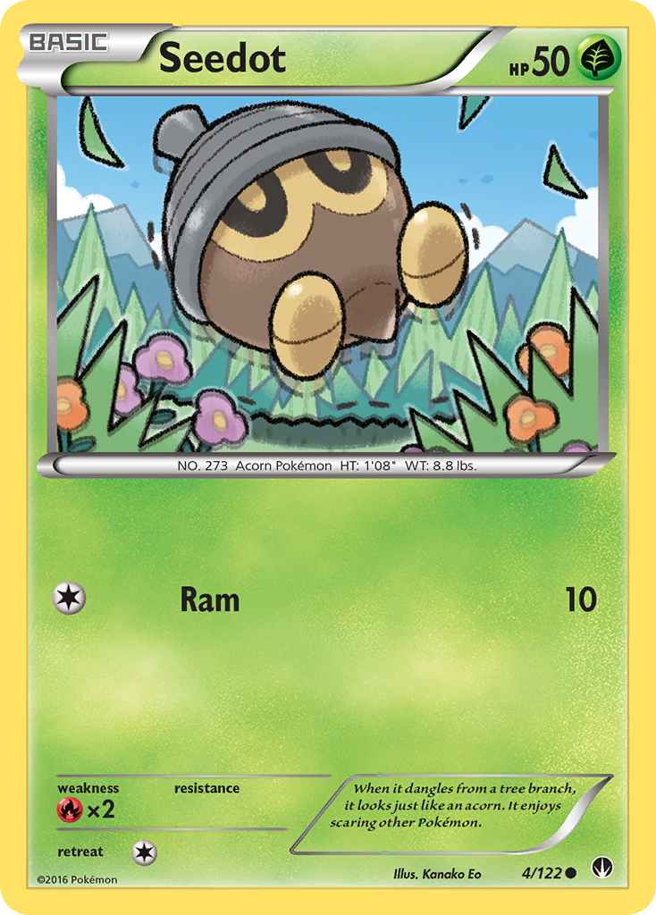 Seedot – BREAKpoint 4 – Pokémon TCG single card Hoofdafbeelding