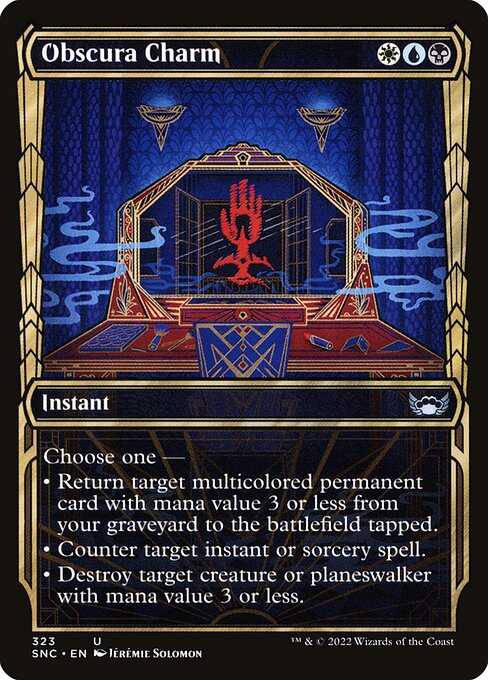 Obscura Charm – Streets of New Capenna (SNC-323) Magic: The Gathering card | LC-REM-20260804-15151353135436-4a02b758-65b6-4c25-83b9-de63a1a92b51