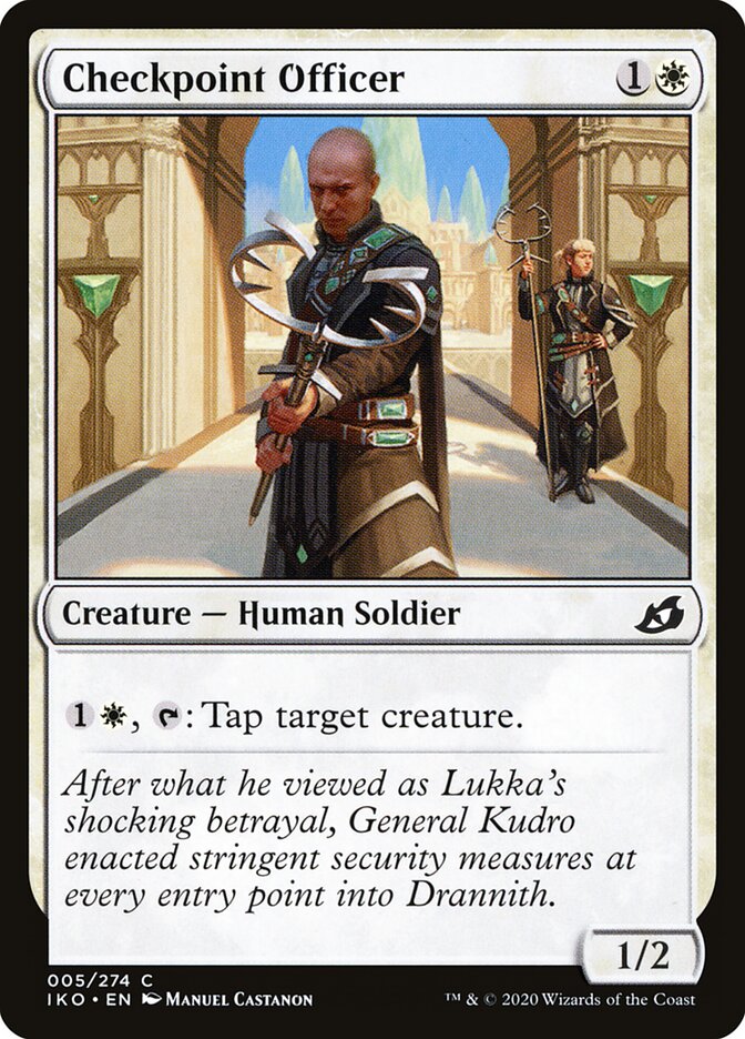 Checkpoint Officer - Ikoria: Lair of Behemoths (Common) [IKO-5]