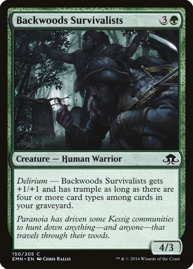 Backwoods Survivalists - Eldritch Moon (Common) [EMN-150] Hoofdafbeelding