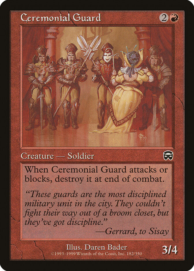 Ceremonial Guard - Mercadian Masques (Common) [MMQ-182]