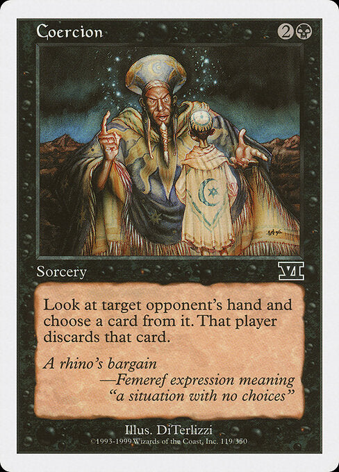 Coercion – Classic Sixth Edition (6ED-119) Magic: The Gathering card | LC-REM-20260804-15339979735372-4a8337ac-fddc-4af7-a623-e9a8c8323564