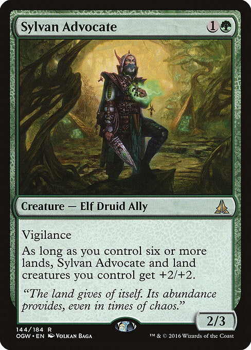 Sylvan Advocate – Oath of the Gatewatch (OGW-144) Magic: The Gathering card