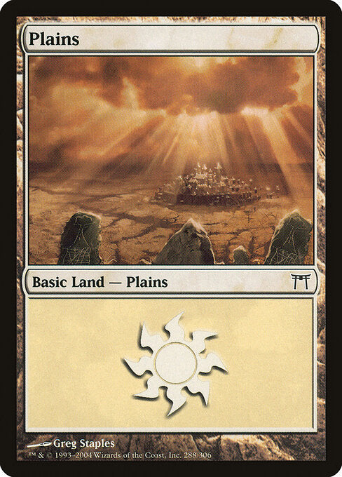 Plains – Champions of Kamigawa (CHK-288) Magic: The Gathering card | LC-REM-20260804-15909414175052-4add62bc-d24c-4a1f-81bc-e3a6befe3f0d Immagine principale del prodotto