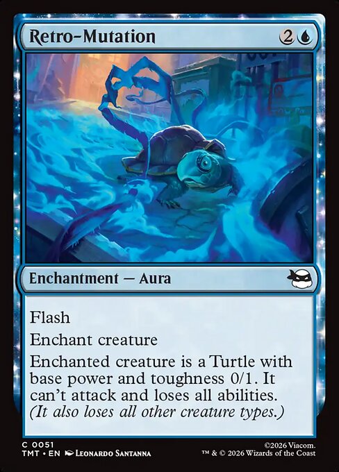 Retro-Mutation – Teenage Mutant Ninja Turtles (TMT-51) Magic: The Gathering card