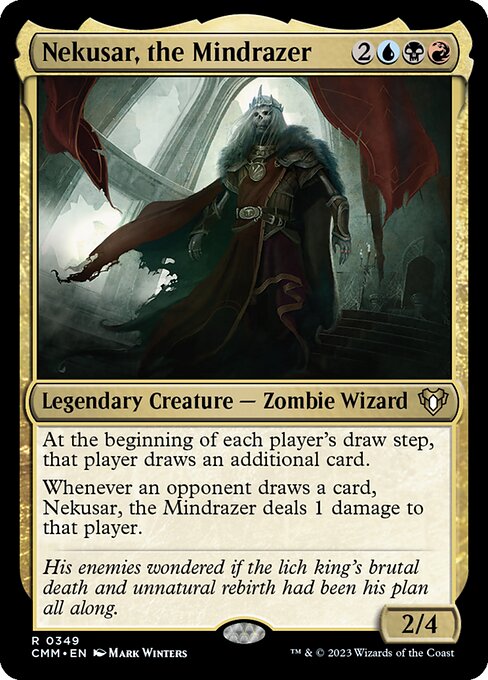 Nekusar, the Mindrazer – Commander Masters (CMM-349) Magic: The Gathering card Imagen principal del producto