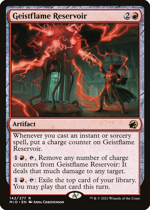 Geistflame Reservoir – Innistrad: Midnight Hunt (MID-142) Magic: The Gathering card | LC-REM-20260804-15150850703692-4b247ce7-9c58-404f-bed1-84abb37575ab
