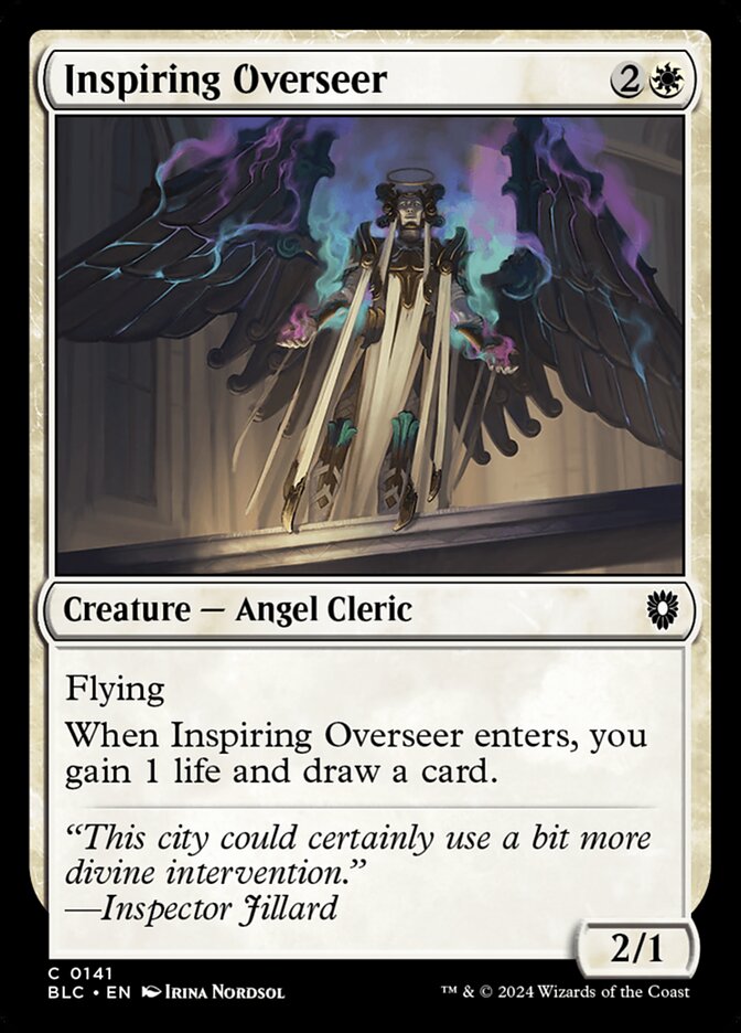 Inspiring Overseer - Commander: Bloomburrow (Common) [BLC-141]