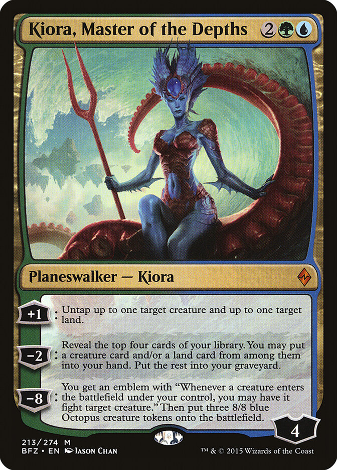 Kiora, Master of the Depths - Battle for Zendikar (Mythic) [BFZ-213] Main image