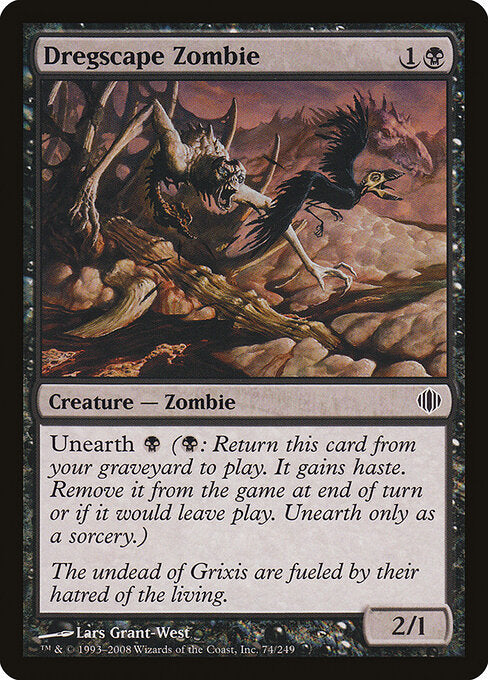 Dregscape Zombie – Shards of Alara (ALA-74) Magic: The Gathering card Immagine principale del prodotto
