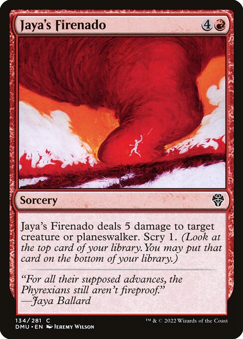 Jaya's Firenado – Dominaria United (DMU-134) Magic: The Gathering card