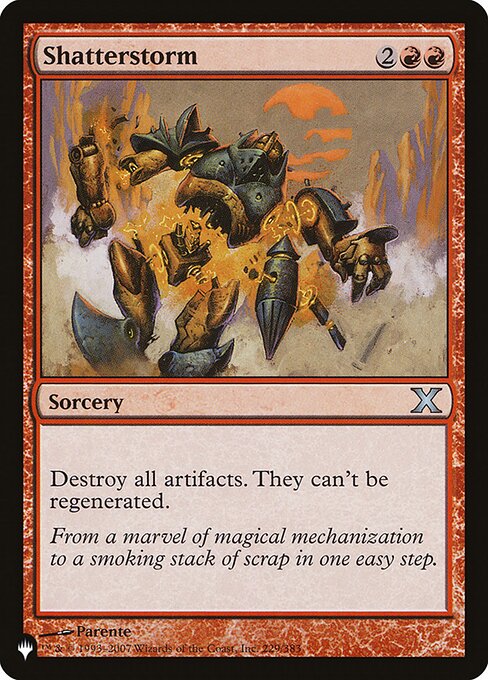 Shatterstorm – The List (PLST-10E-229) Magic: The Gathering card | LC-REM-20260804-15151535882572-4b884c4a-a0a7-4f6b-bea6-8095ffb05183