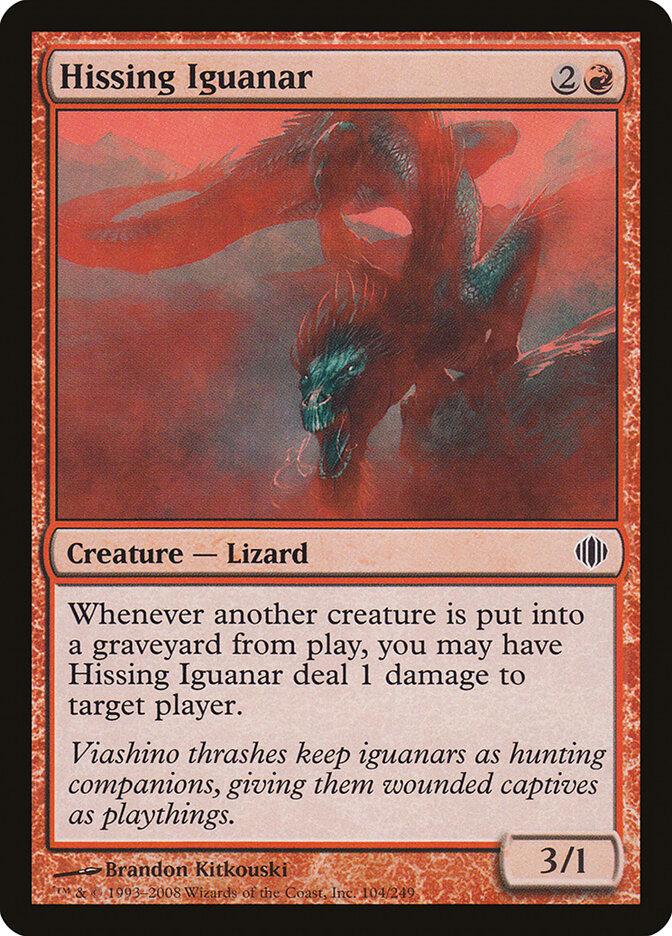 Hissing Iguanar - Shards of Alara (Common) [ALA-104] Imagen principal del producto
