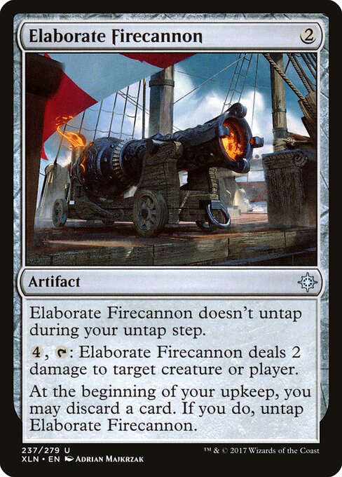 Elaborate Firecannon – Ixalan (XLN-237) Magic: The Gathering card