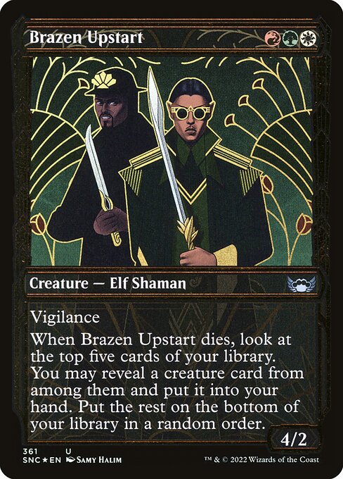 Brazen Upstart – Streets of New Capenna (SNC-361) Magic: The Gathering card | LC-REM-20260804-15383489511756-4b9387bd-25b9-4d40-8863-14b5a25272be Imagen principal del producto