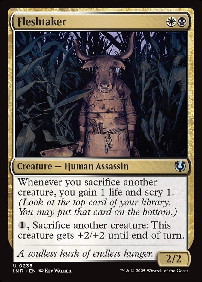 Magic-kaart Fleshtaker INR-235 uit Innistrad Remastered (Uncommon)