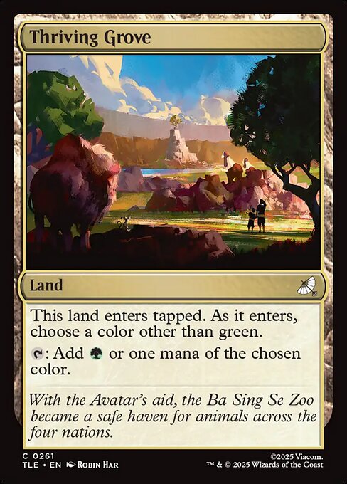 Thriving Grove – Avatar: The Last Airbender Eternal (TLE-261) Magic: The Gathering card | LC-REM-20260804-15573248737612-4ba5e3b0-98df-40cc-96a3-0a87c3d39b99 Main image